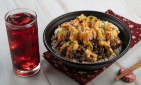 Spicy Chiizu Beef Donburi Combo