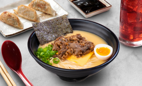 Cheesy Beef Ramen Meal