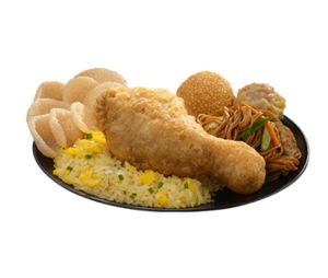 Chinese-Style Fried Chicken Lauriat